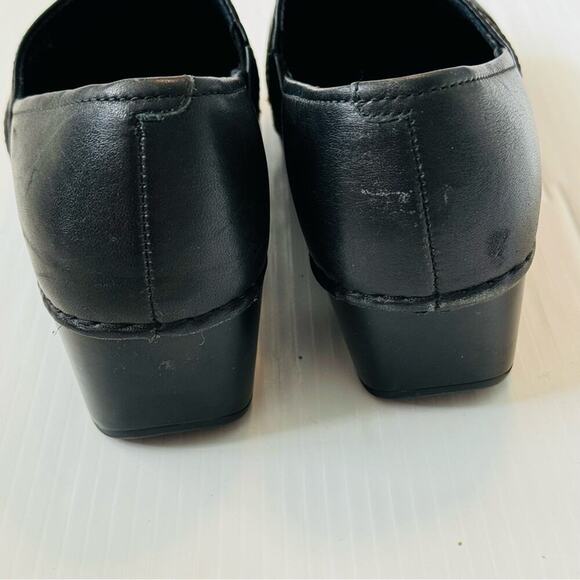 Dansko women’s tenley clogs slip on shoes black and brown size 38/ 7.5-8 - Picture 2 of 10